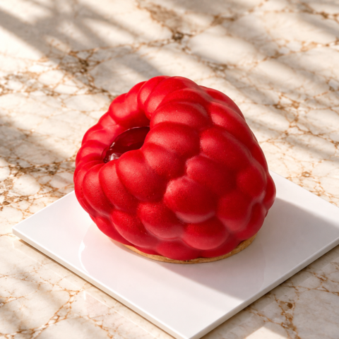 Raspberry mousse