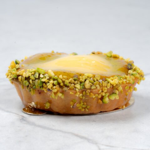 Pistachio Pear Tart