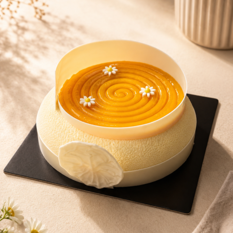 Coconut mousse cake